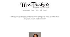 Desktop Screenshot of parkercharm.com